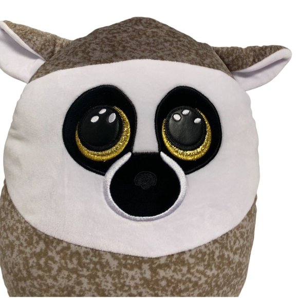 Ty Squish A Boo Linis the Lemur Soft Plush Stuffed Animal Toy Pillow 14 in tall - Picture 3 of 7